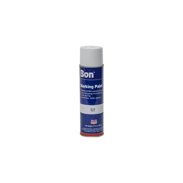 Bon 84-796 Marking Paint, White, 20 Ounce (12/Pkg)
